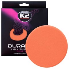 Губка для полірування DURAFLEX середня помаранчева 150*25 мм на липучці L612 K20697 K2