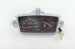 Панель приборов Suzuki ADDRESS (120км/ч, черная, датчик уровня топлива) (mod:MY-122)