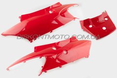 Пластик VIPER F1, F50 задняя боковая пара (красный) KOMATCU