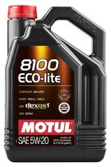 Масло моторное 5L 8100 ECO-LITE 5W20 100% синтетическое ,энергосберегающее MTL 841451 / 109104