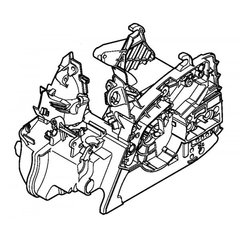 Картер корпус двигателя Stihl MS 181 / 211 "STIHL" оригинал 11390203006