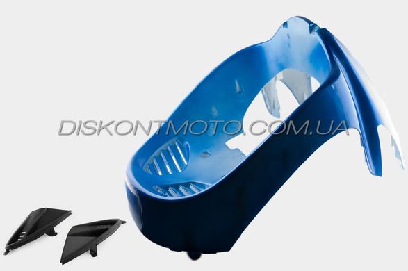 Пластик VIPER STORM 2007 передній (подклювник) (синій) KOMATCU