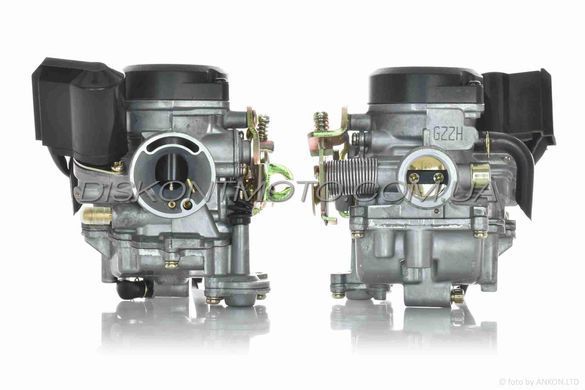 Карбюратор на 4Т китайский скутер GY6 80 139QMB пластиковая крышка "KEIHIN" #CHN