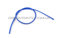 Бронепровод 1м (высоковольтный провод) 1000мм (синий, силикон) DM
