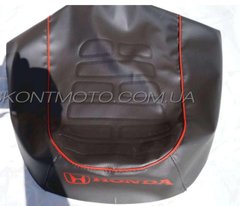 Чохол сидіння Honda DIO AF 34/35 ДІО (шкірвініл, кант, напис HONDA) (EURO) IGR