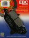 Тормозные колодки передние SUZUKI GSF 250/400/650 Bandit | GSR 750 | EX 650 Ninja EBC FA229