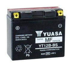 Акумулятор мото 10 Ah 12V AGM (210A) YUASA YT12B-BS