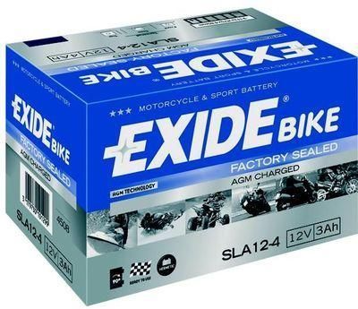 Аккумулятор мото 3 Ah 12V (50A) AGM-GEL EXIDE АКБ SLA12-4 / AGM12-4