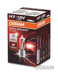 Лампа галогенна H7 12V 55W PX26D NIGHT BREAKER SILVER OSRAM 64210 NBS