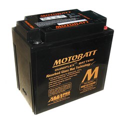 Аккумулятор залитый и заряженный 16 Ah 12V AGM (240A) АКБ MOTOBATT MB MBYZ16HD | YTX14HBS, YTX14LBS, KMX14BS
