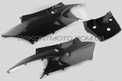 Пластик VIPER F1, F50 задняя боковая пара (черный) KOMATCU