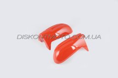 Пластик VIPER GRAND PRIX пара на кермо (захист рук) (червоний) KOMATCU
