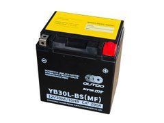 Акумулятор 30 А/год 12V АКБ YB30L-BS (MF) (166x127x175) OUTDO