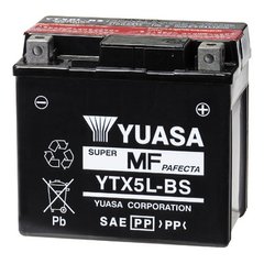 Аккумулятор 4Ah 12V 80A АКБ 12V AGM YUASA YTX5L-BS